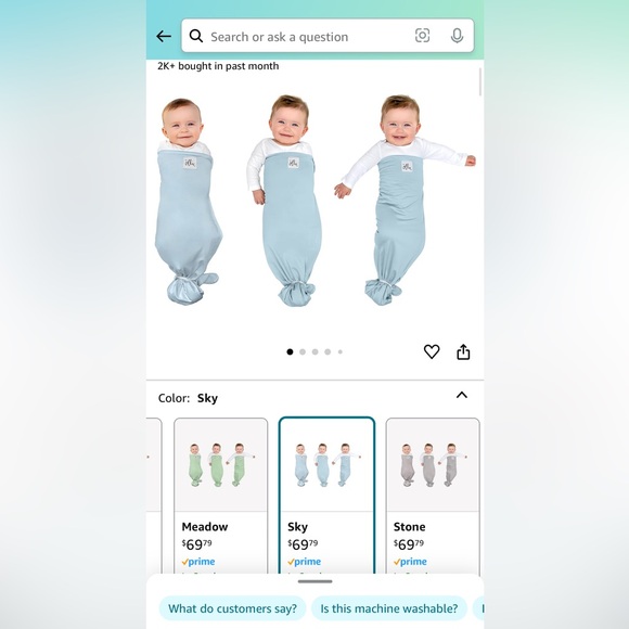 Ollie swaddle- washed but never used - Picture 1 of 2